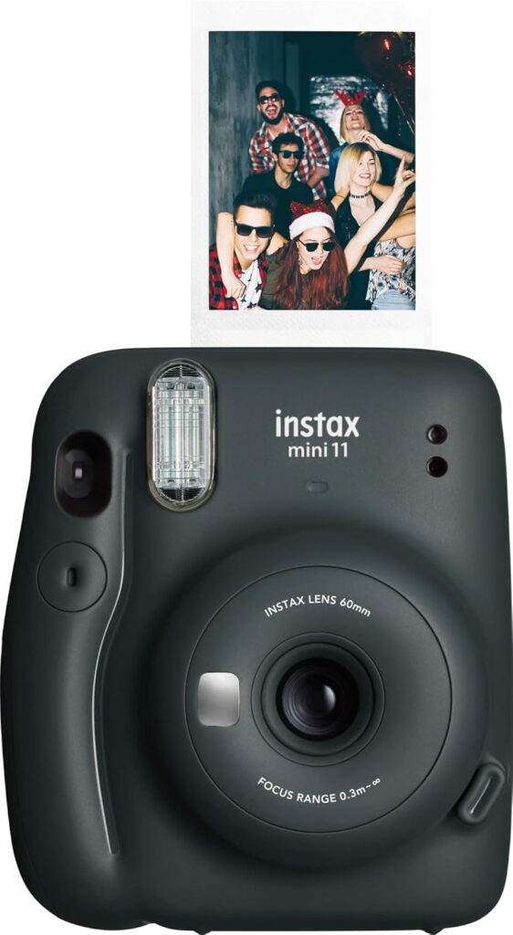 Fujifilm Instax Mini 11 Instant Camera – Charcoal Grey: Capture Life’s Moments in Style