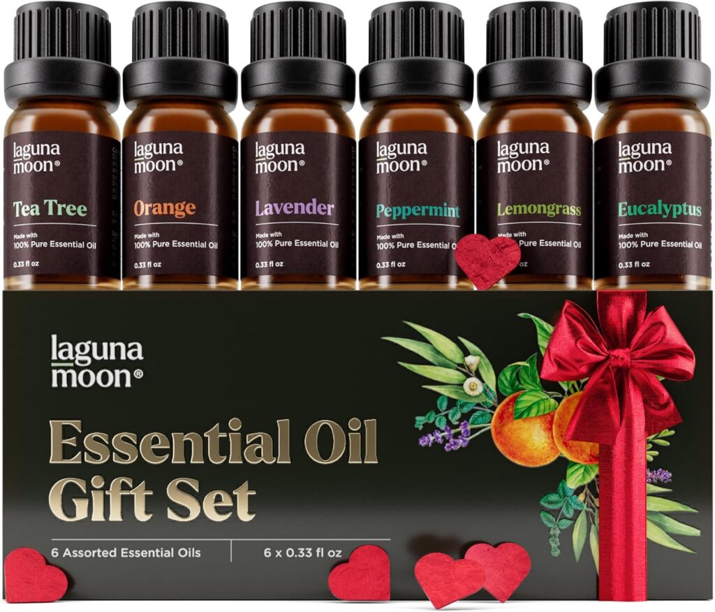 Essential Oils Set: Top 6 Blends for Aromatherapy, Home Care, and DIY Projects