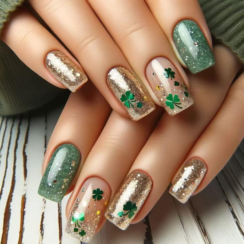 Add Some Luck to Your Look with 24Pcs St. Patrick’s Day Press-on Nails